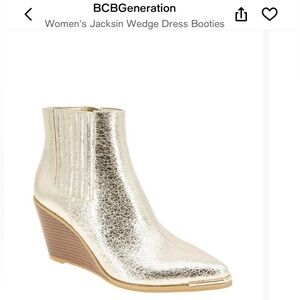 BCBGeneration Stylish Wedge Ankle Boots
